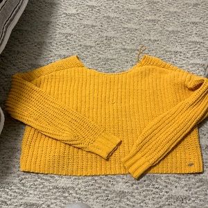 Oversized crop sweater from Hollister